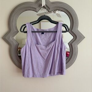 Lavender Sleeveless Top